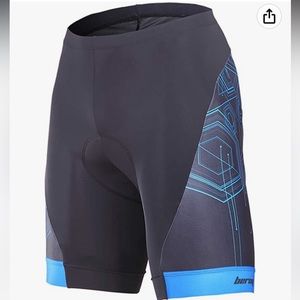 beroy Men's Comfortable Bicycle Cycling Pants, 3D Padded Bike Shorts